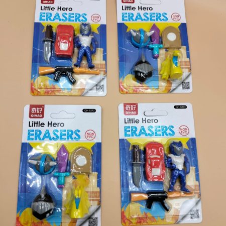 Little Hero Erasers for kids