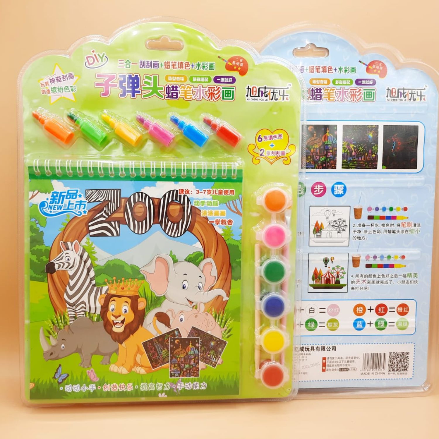 Color Set for Girls Crayons kids activity