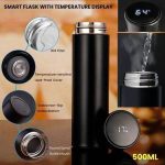 Home Led Digital Temperature Display Smart Thermos Creative Vacuum Water Bottle – 1 Piece